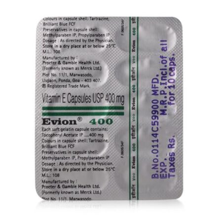 Evion 400 Capsules 10s Pack