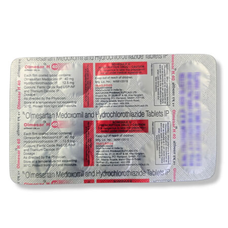Olmesar H 40 Tablets 15s Pack