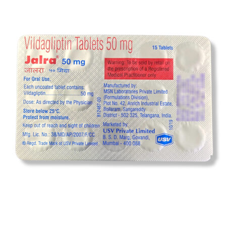 Jalra 50 Tablets 15s Pack