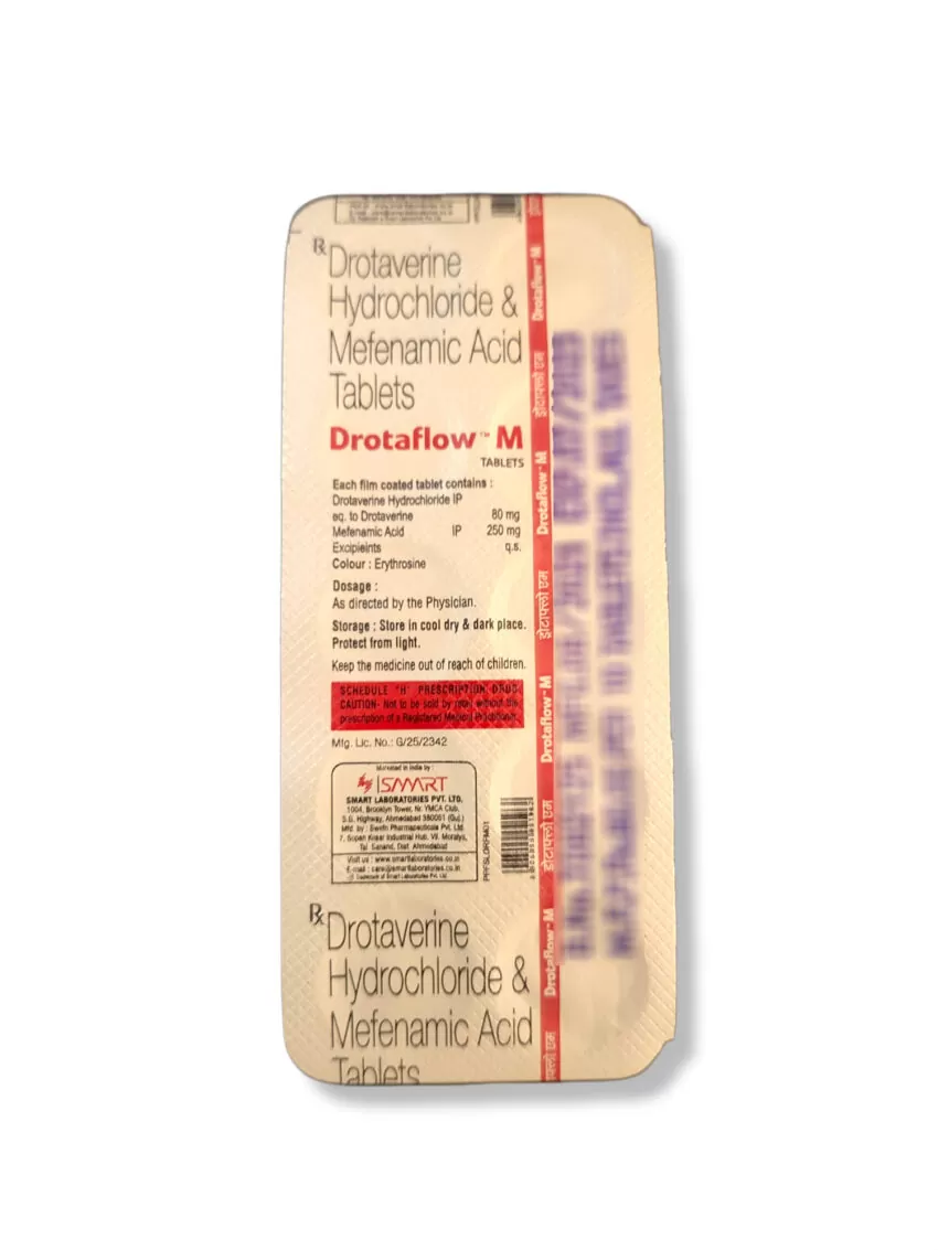 Drotaflow-M Tablets 10s Pack