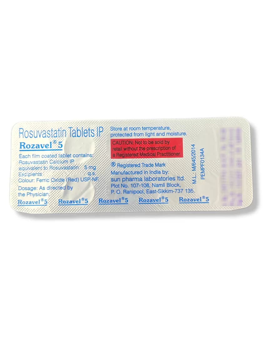 Rozavel 5 Tablets 10s Pack