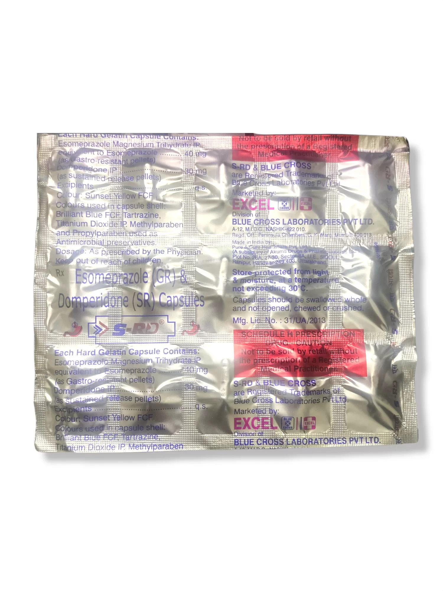 S-RD Capsules 15s Pack