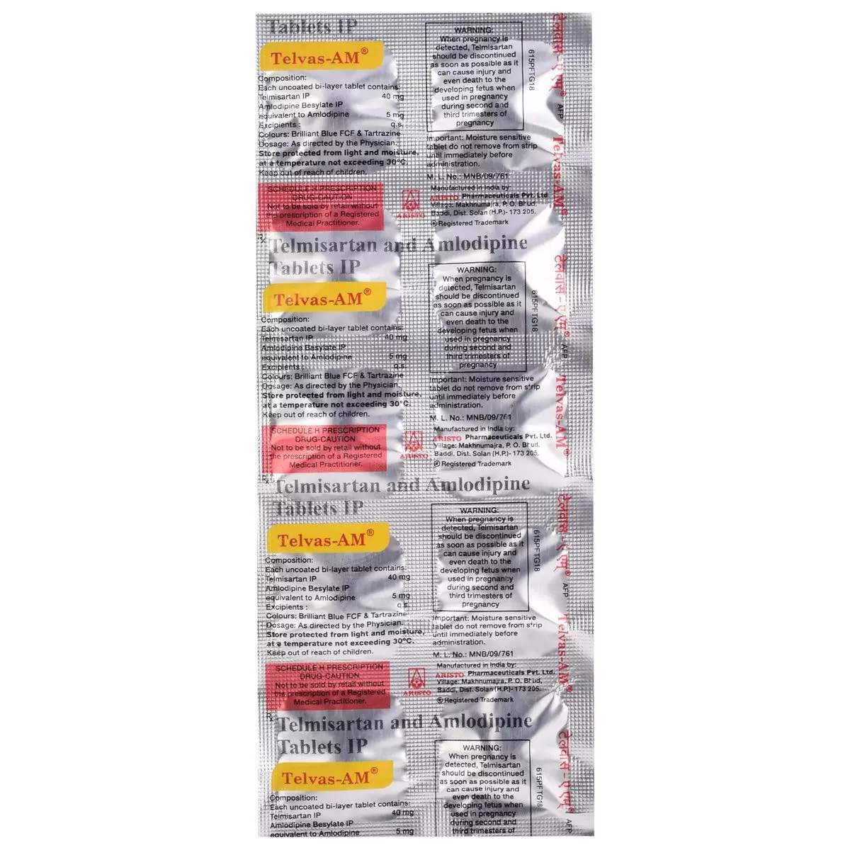 Telvas-AM Tablets 10s Pack