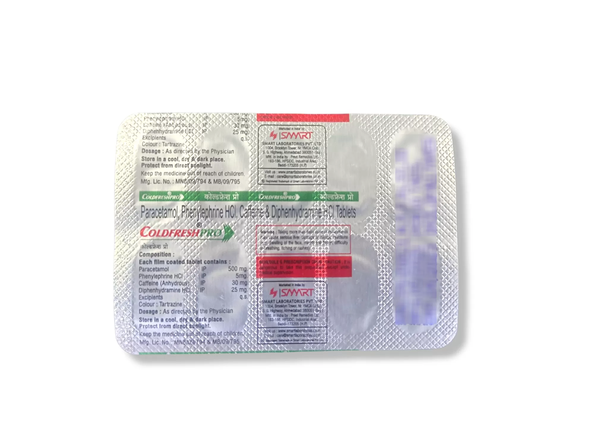 ColdfreshPro Tablets 10s Pack