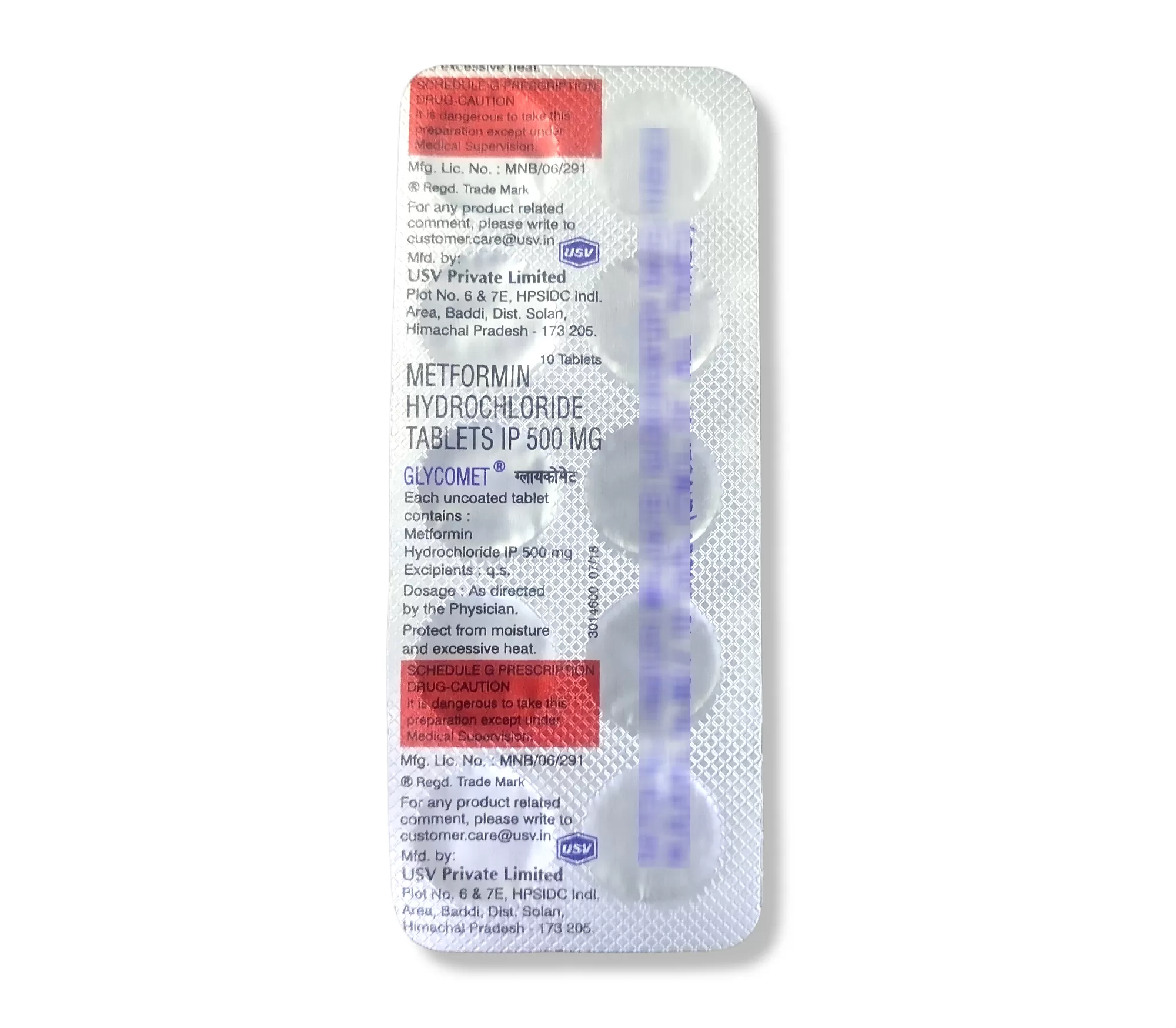 Glycomet Tablets 10s Pack