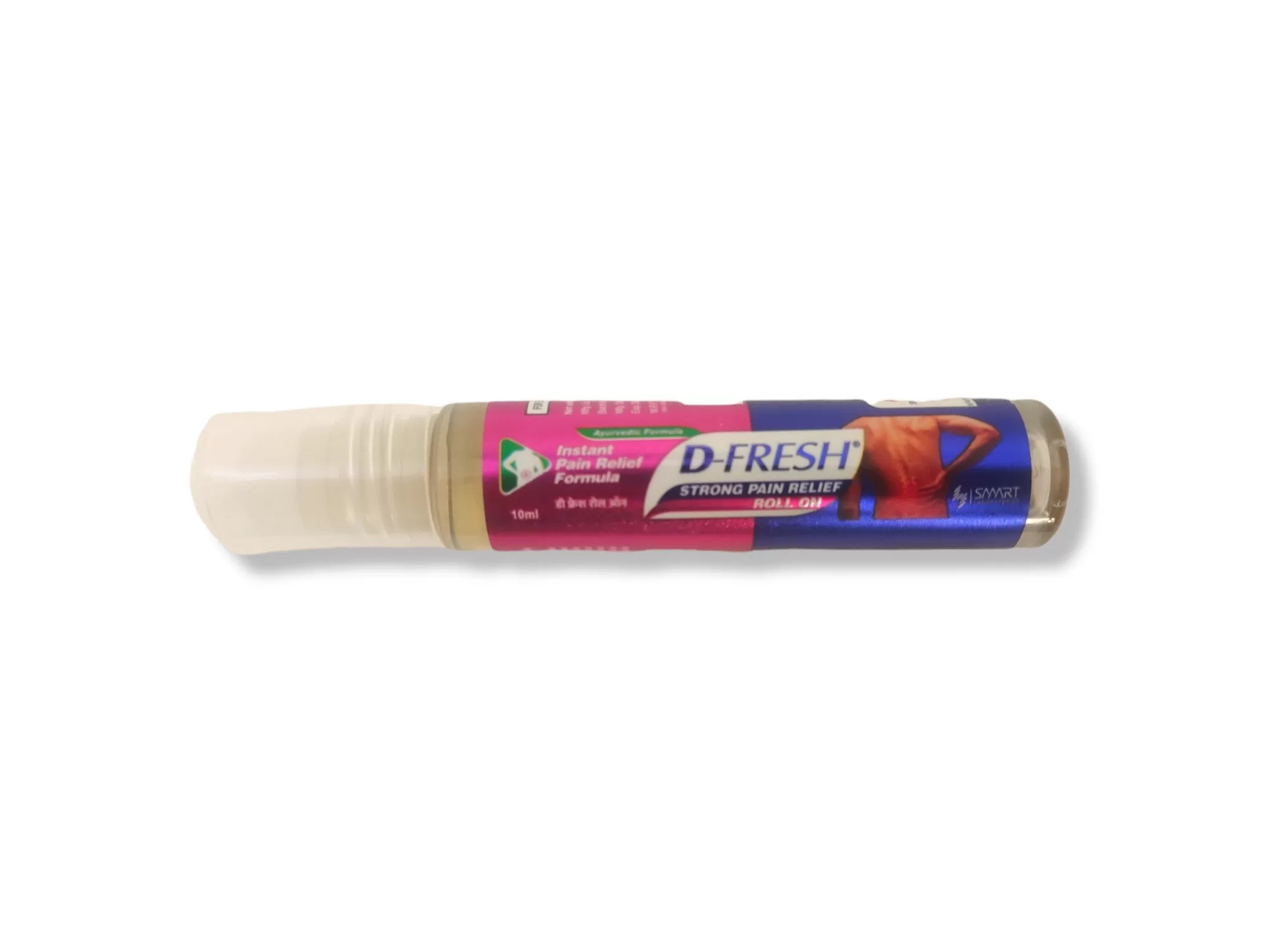 D-Fresh Strong Pain Relief Roll On 10ml Pack - Bottle