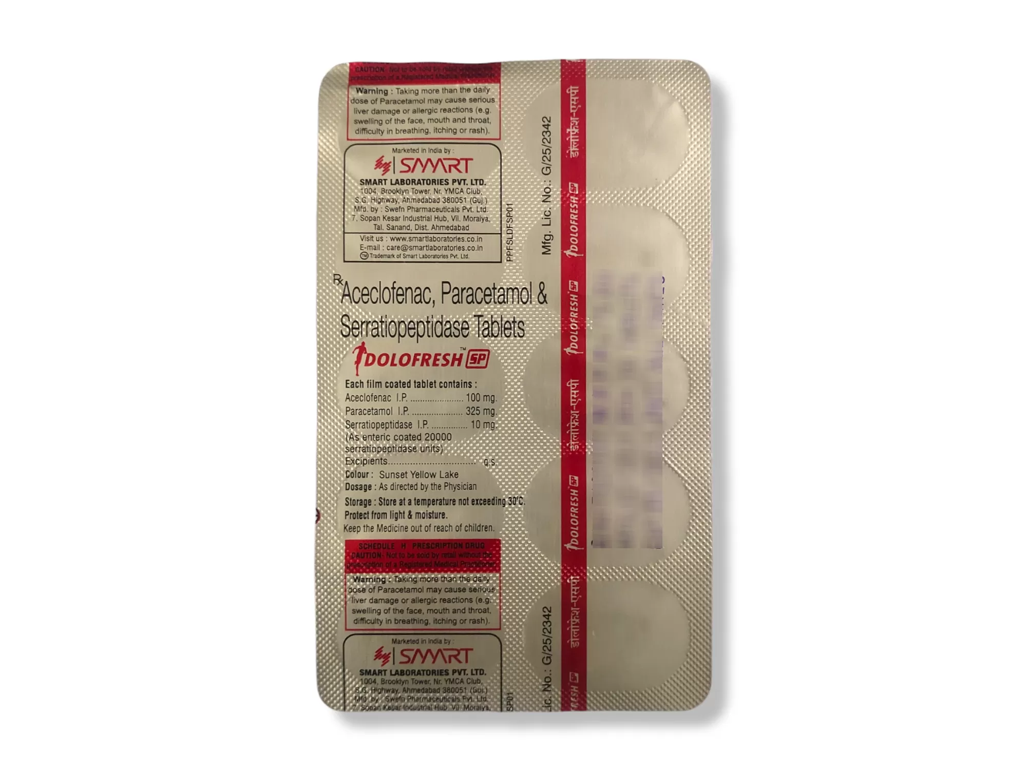 Dolofresh SP Tablets 10s Pack