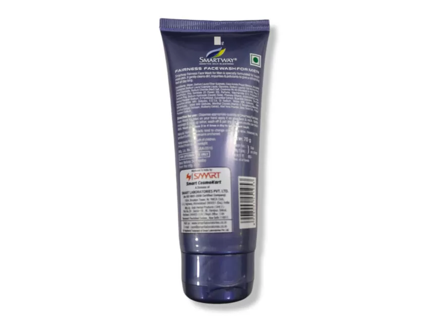 SmartWay Fairness Face Wash For Men 70gm Pack - Tube