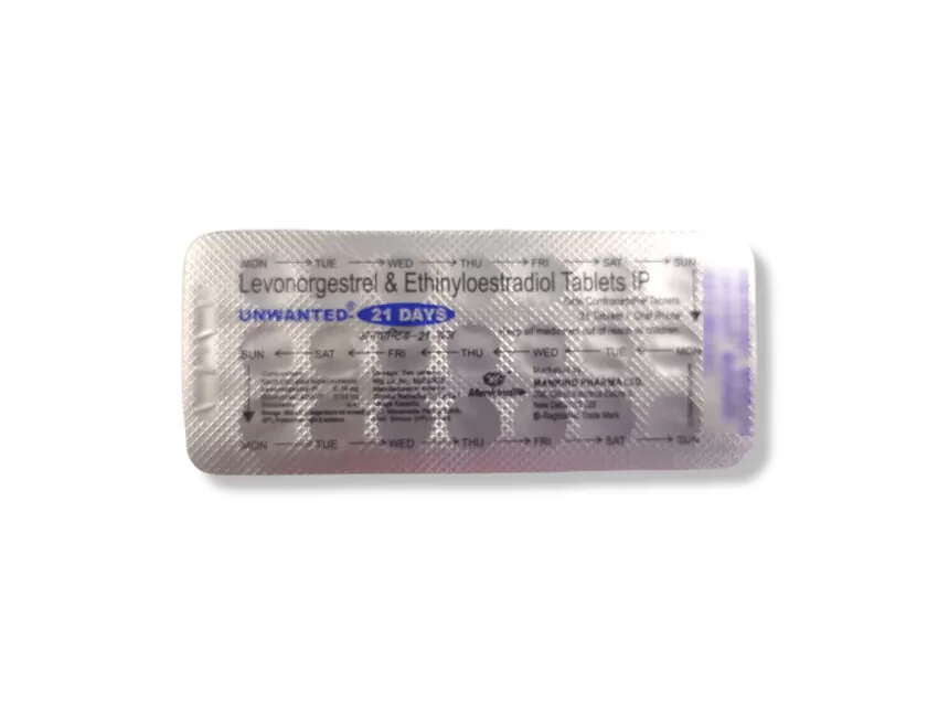 Unwanted-21 Tablets 21s Pack - Back